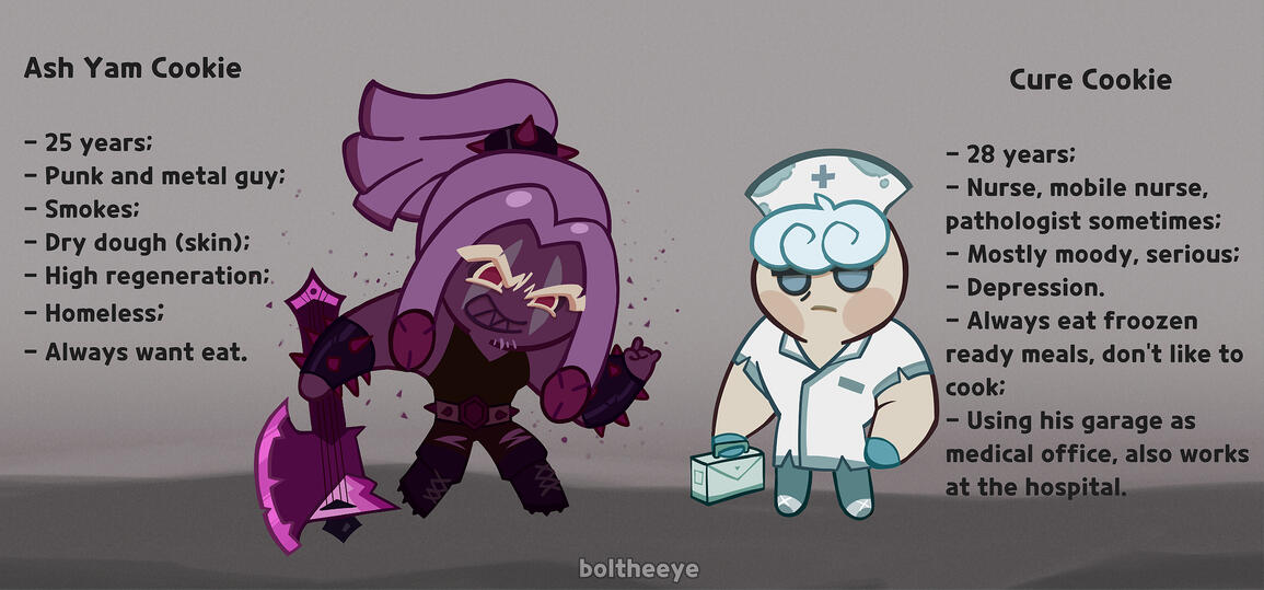 2 character + simple background